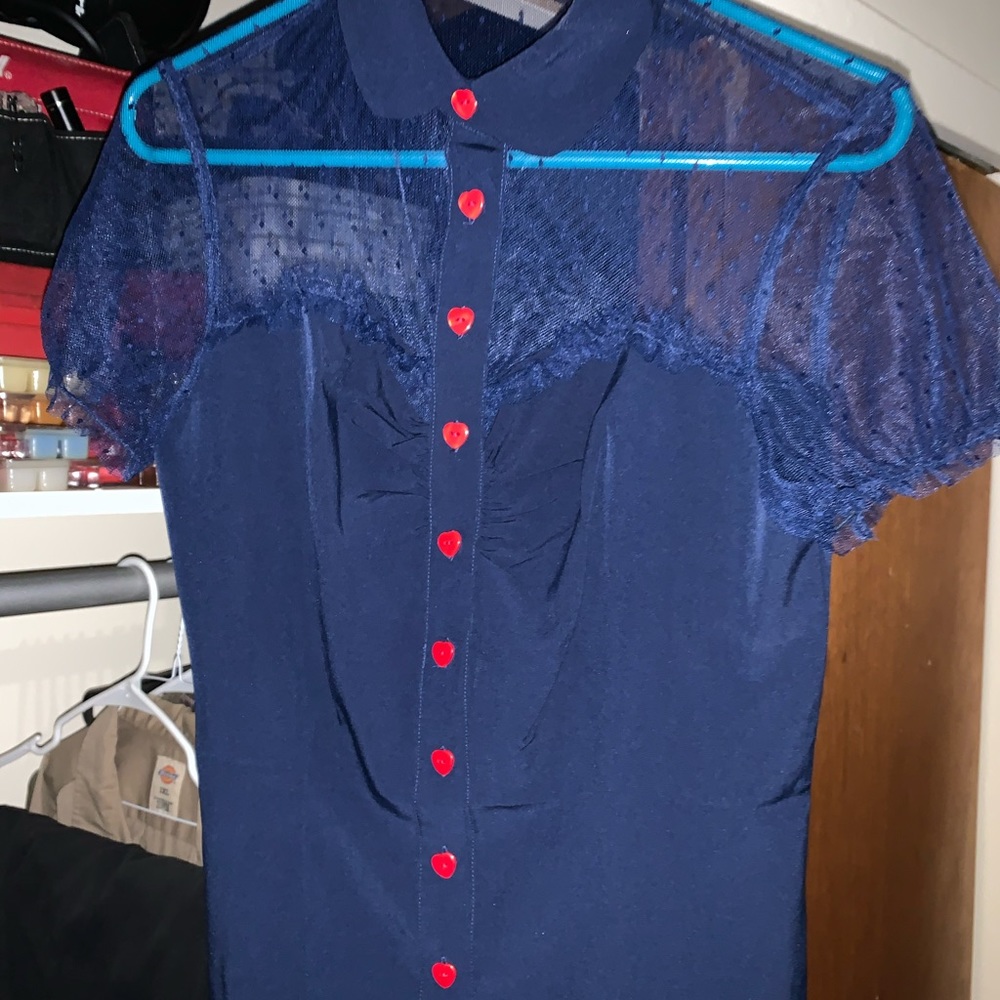 Women’s Sexy Sheer Retro Mesh Top